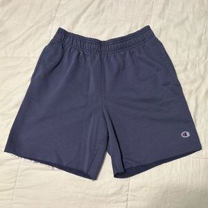 Navy Champion Sweat Shorts